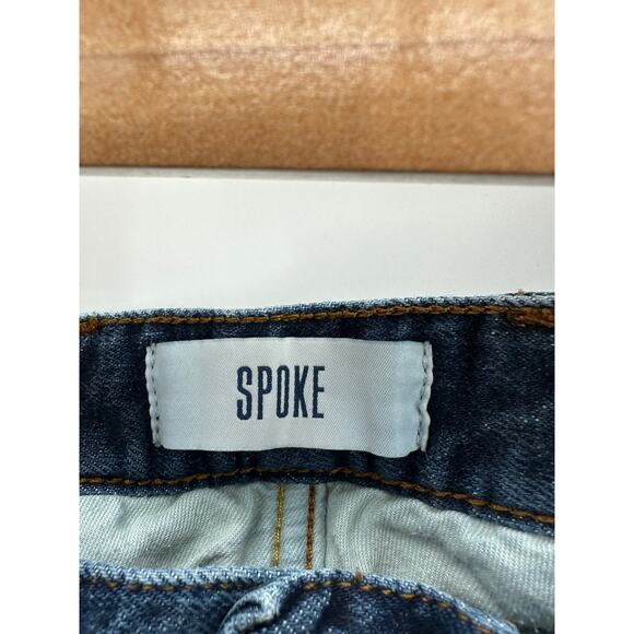 SPOKE Build B Medium Wash Straight Leg Jeans Mens Size 42x30 - Picture 5 of 8